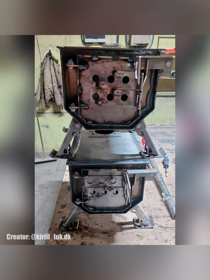 Welding Project Plans Drawings Stove 2 (DXF, PDF)