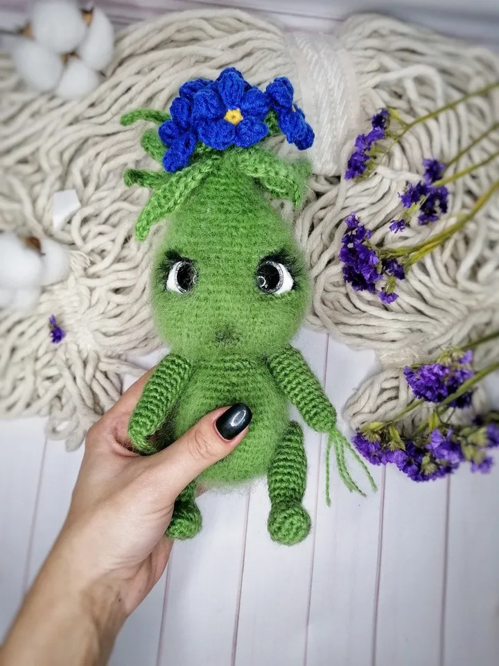 PDF Crochet Plant Amigurumi Pattern, Cute Rose Flower Doll Cactus Toy, Crochet Home Decor, Amigurumi Flower Spring and Valentine’s Gift