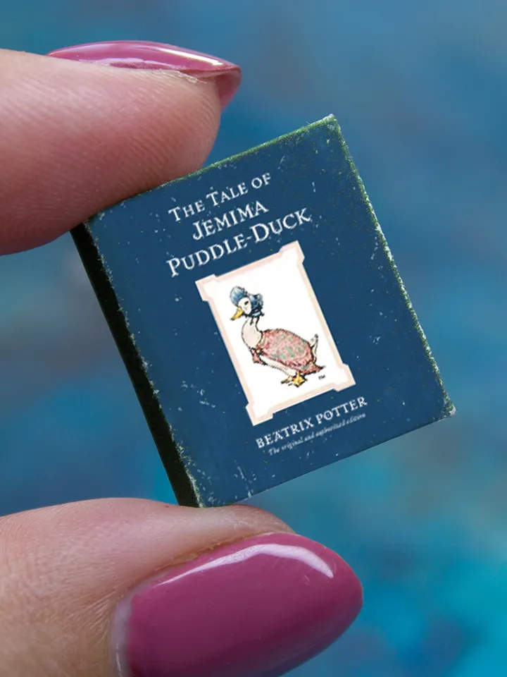 FREE TEMPLATE The Tale of Jemima Puddle-Duck miniature book