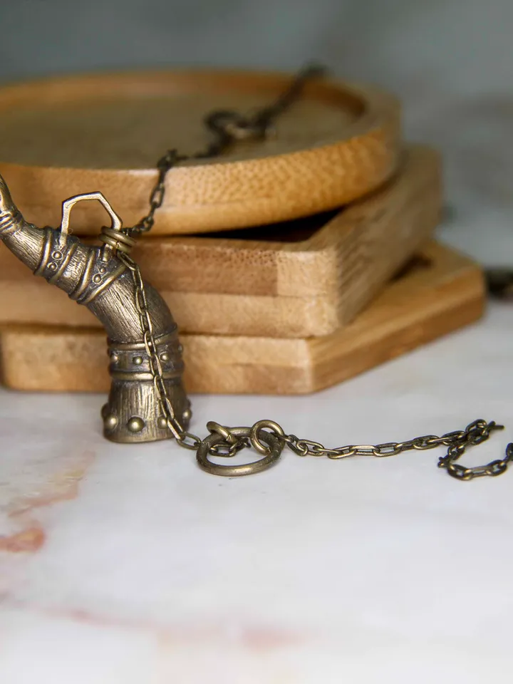 Amulet of Stendarr set (Two pendants) / Skyrim cosplay / Oblivion Morrowind necklace / GeekJewelryManWorkshop