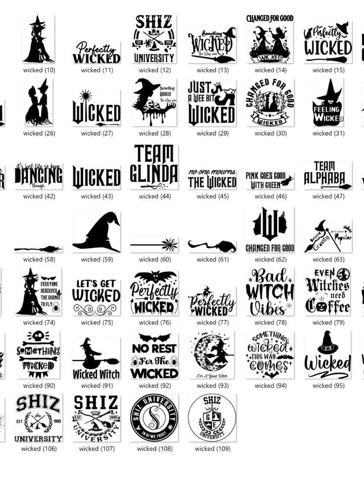 Wicked Movie Svg, Wicked Vintage Emblem Svg, I Have Been Wicked Change For Good Svg, Wicked Png, Wicked Clipart, Instant Download.