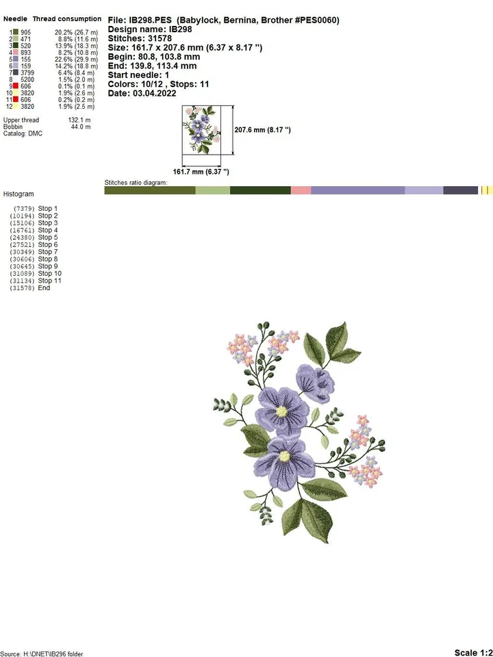Fantasy Flower set 3D machine embroidery design applique pattern digital embroidery pattern home and clothing décor embroidery motif floral