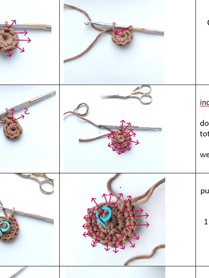 Autumn minimalist kitchen decor Crochet pattern PDF+Video