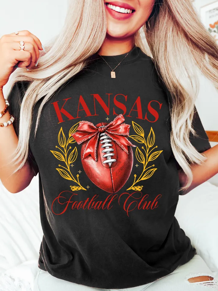 Football png, Coquette Football PNG, K City Football PNG, Football Team PNG, K City Football Sweatshirt, Football Red Team Football Club
