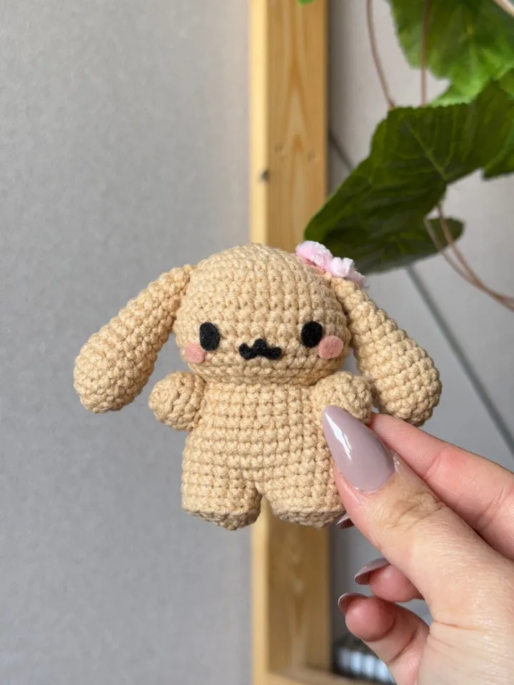 PATTERN cinnamoroll and mocha crochet pattern, pdf file pattern, US terms, sanrio crochet, crochet cinnamoroll