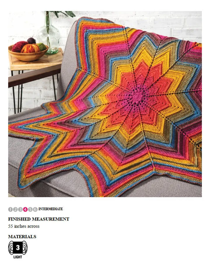 Mandala-Style Throws to Crochet