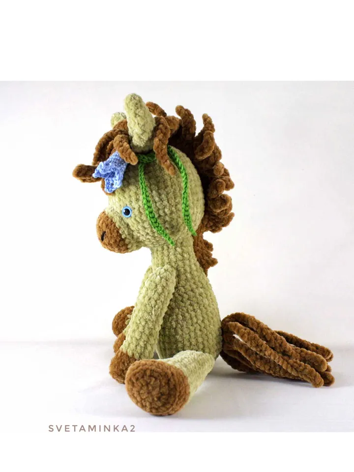 Crochet Horse Pattern. Horse Amigurumi Plush Toy Pattern. Digital Download. PDF.