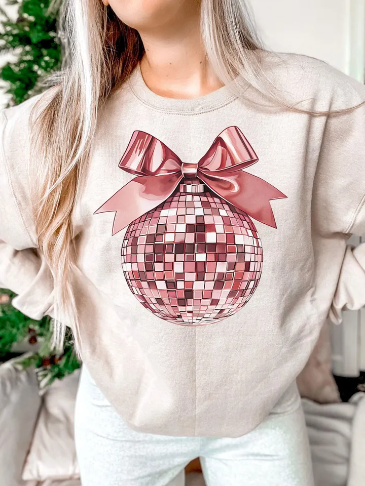 Disco ball png, New Years png,2025 png, Pink Christmas png,Christmas sublimation,Coquette,Trending png,Retro Holidays png, Holiday vibes png
