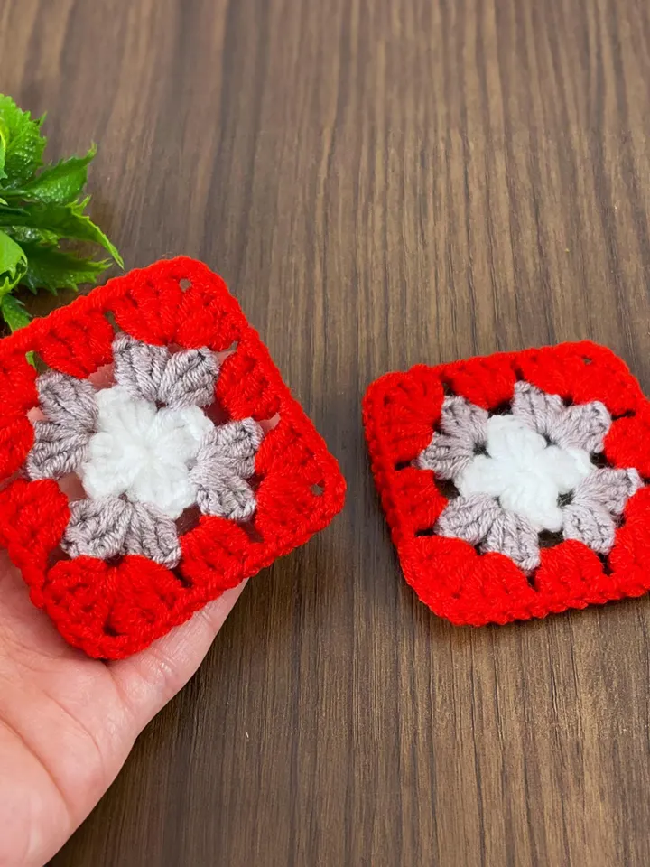 Easy Crochet Granny Square Pattern PDF, Simple Small Square Tutorial for Baby Blankets, Tote Bags, Shawls, or DIY Accessories