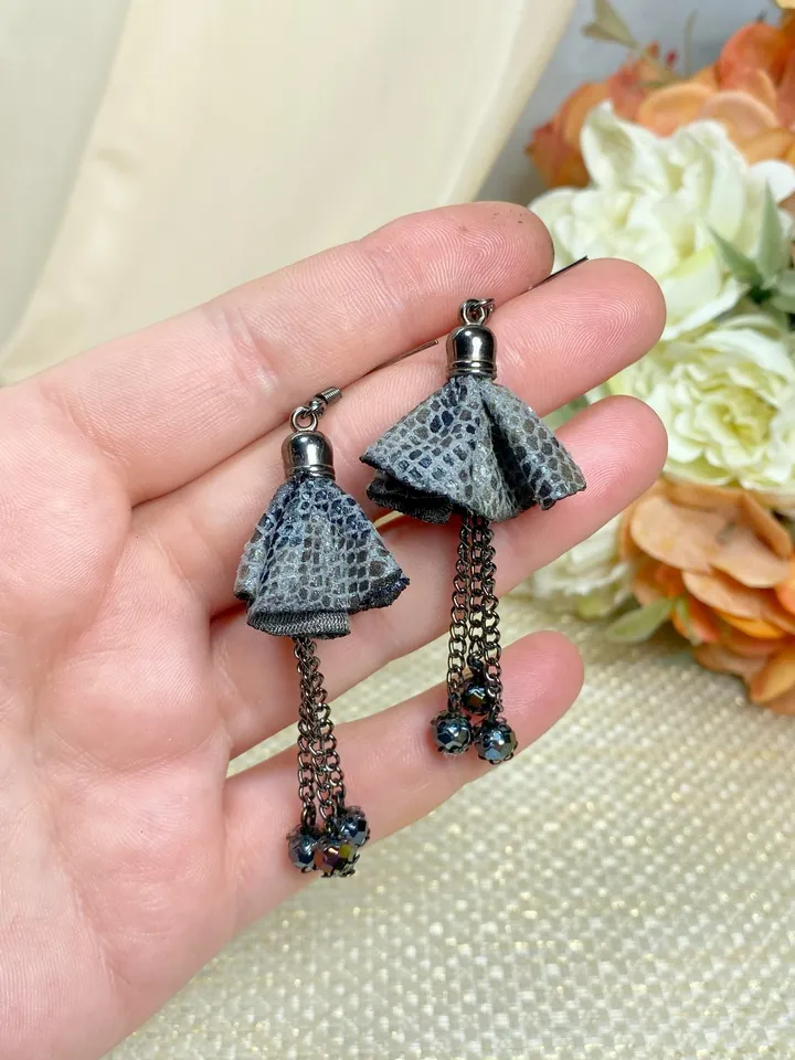 Handmade earrings. Individual design.