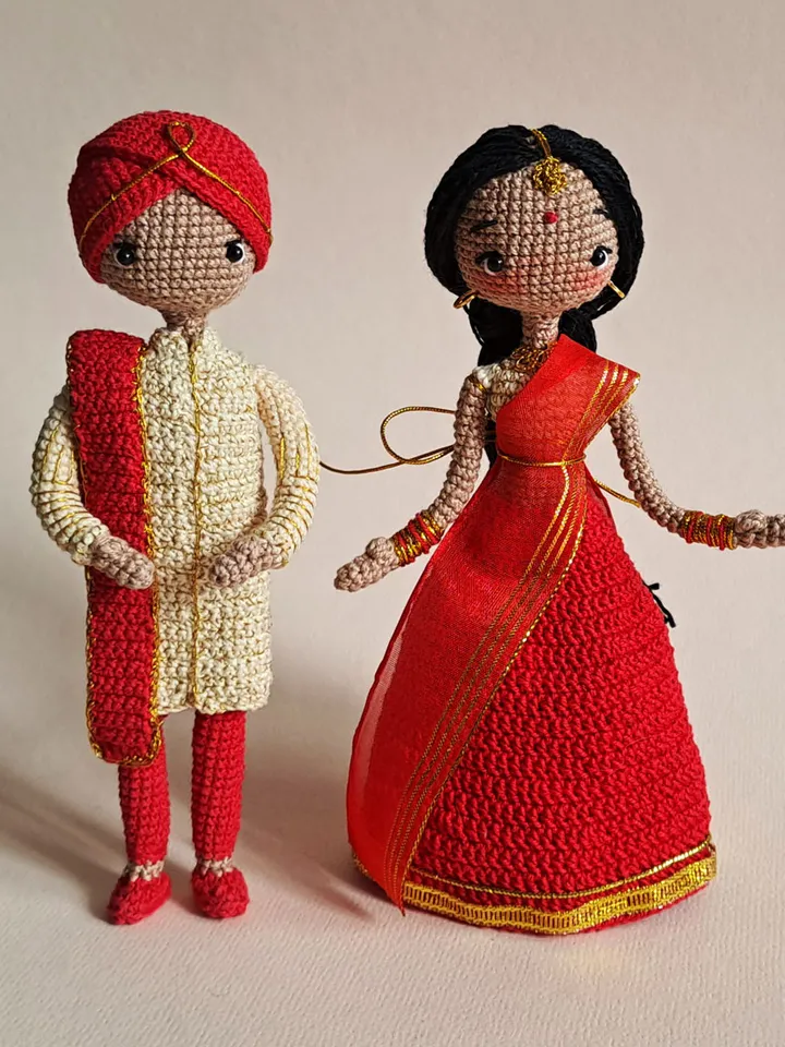 2 Pattern Indian dolls, crochet indian dolls