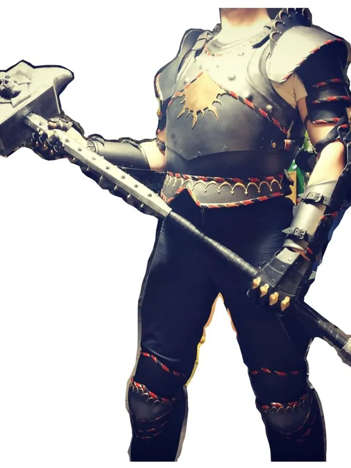 Witcher cosplay costume larp armor Nilfgaardian armor medieval armor wild hunt