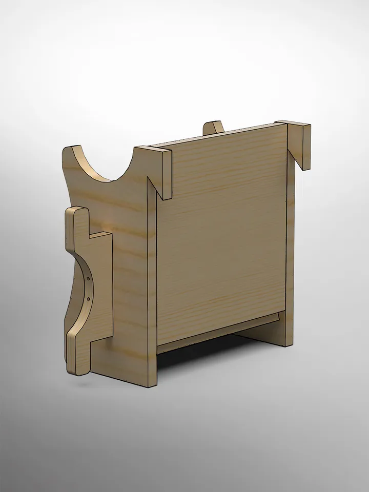 Wall Organizer Shelf for Multi-Tool & Accessories | French Cleat Mount | PDF Woodworking Plans | CNC Files