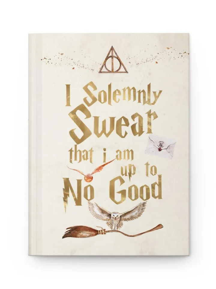 Wizarding World Hardcover Journal, Magic Notebook, Spell Book, Fantasy Diary, Gift, Magic gift Matte Journal