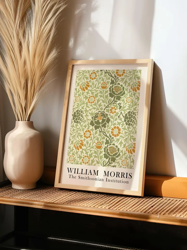 William Morris Wall Art, Vintage Botanical Print, Floral Poster Arts Decor, Digital Download, William Morris Print Digital Download 004
