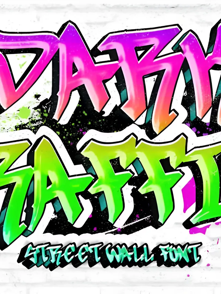 Dark Graffiti Font