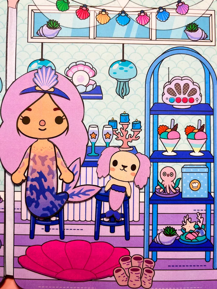 Toca Boca Mermaid's Paper House