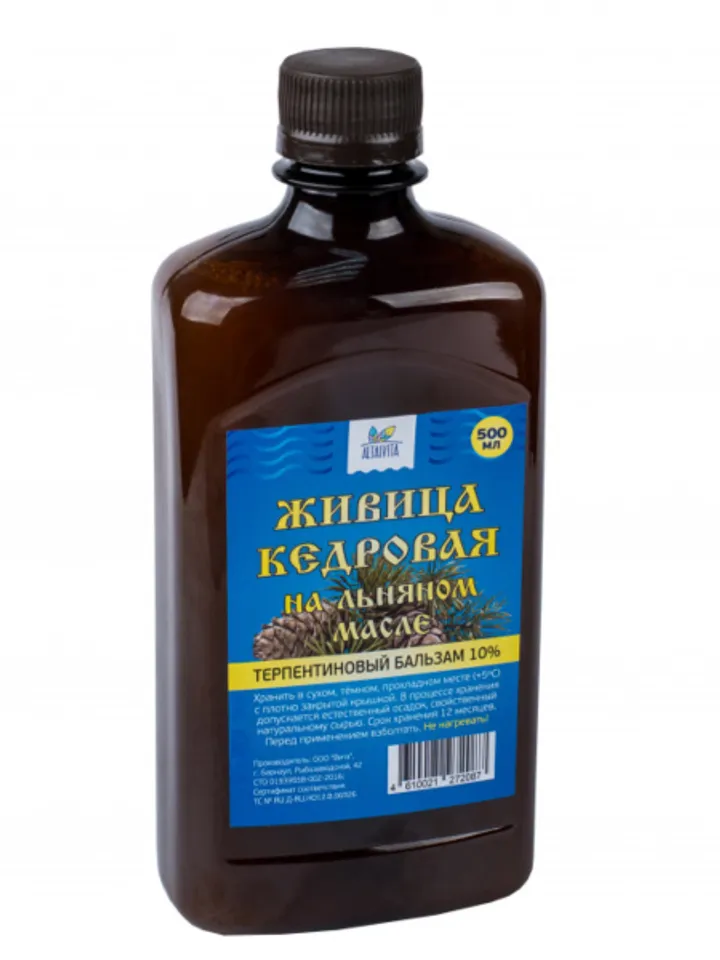 Cedar oleoresin on linseed oil turpentine balsam 10 500 ml