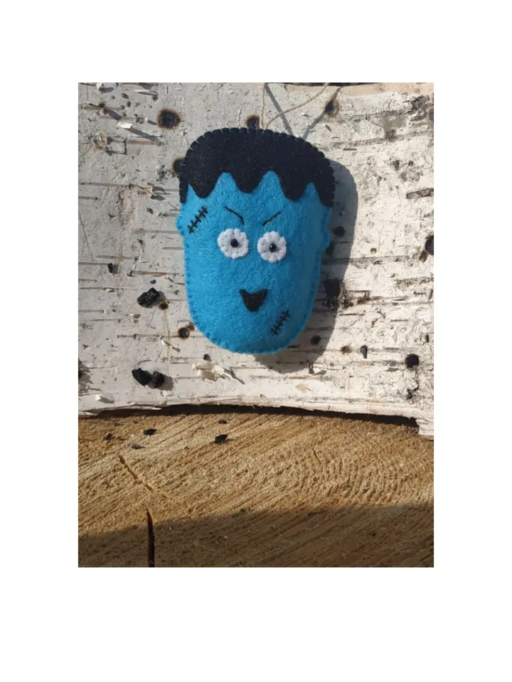 Halloween franky, franky ornament, monster, Halloween ornament, Halloween décor, plush franky toy, Halloween gift, felt franky toy, Halloween decoration, autumn thanksgiving, baby room décor, party favors