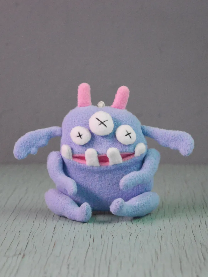 PDF Plush Toy Pattern – 3-Eyed Fleece Monster Softie DIY