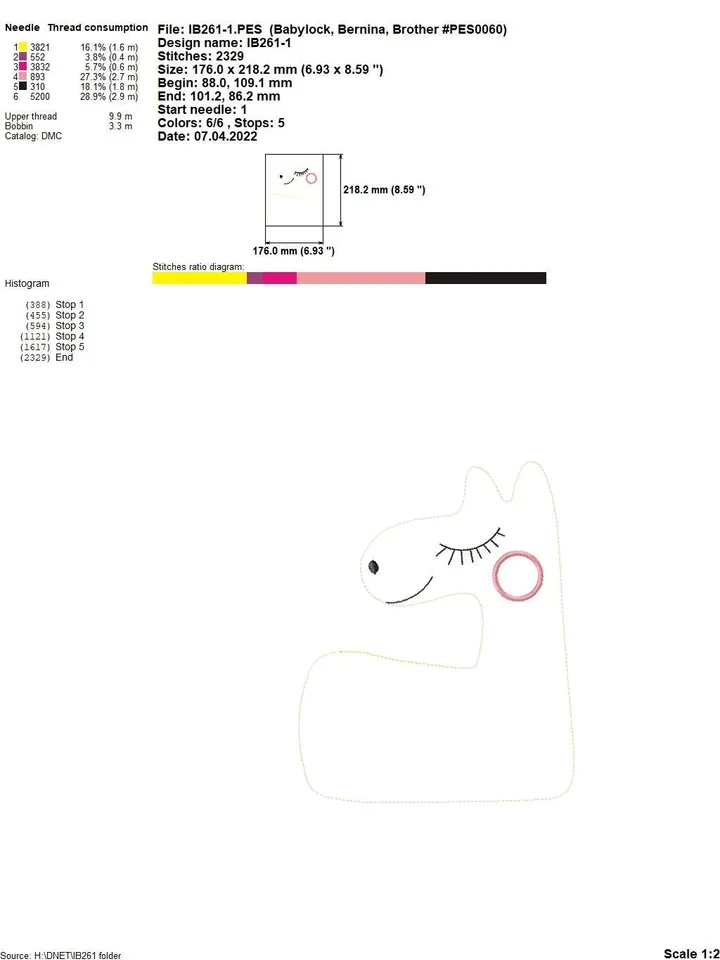Unicorn Baby Comforter Toy Machine Embroidery Designs in the hoop project digital embroidery pattern Machine embroidery pattern for babies