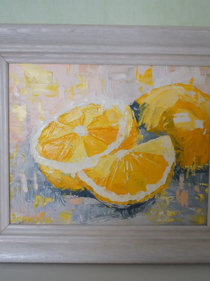Juicy Lemons (20*30 sm, oil, unframed)