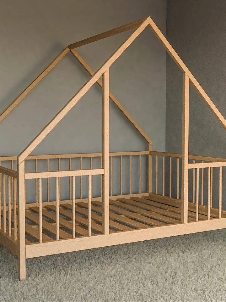 Montessori House Bed Plan, Full Size, PDF, DIY