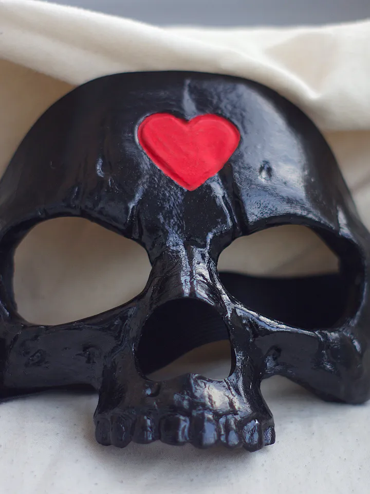 Skull mask with Heart Call Of Duty Modern Warfare Ghost Skull Mask Ghost mask