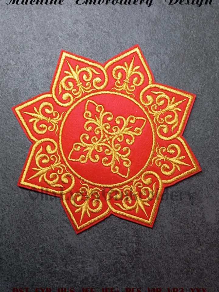 Crosses for Orthodox vestments set of embroidery designs