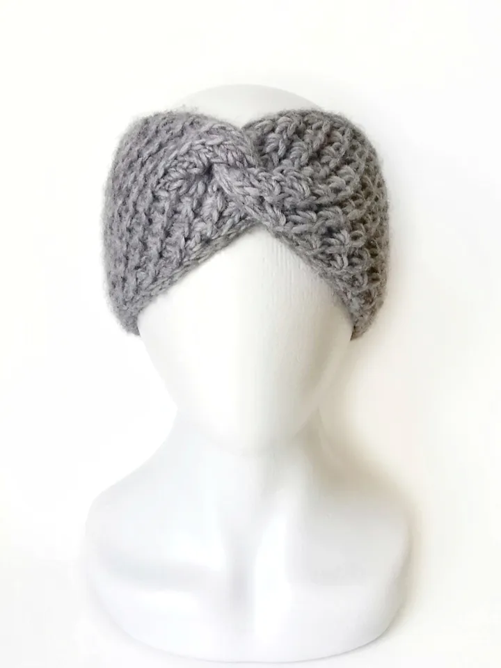Stay Warm In Style With Our Hand-Knitted Merino and Alpaca Women's Headband - Soft, Cozy, Stylish Ear Warmer. Shop Now! FREE SHIPPING!