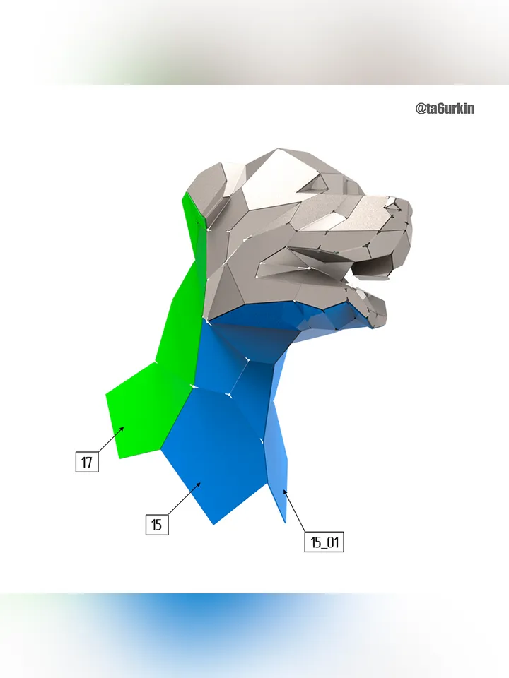 Welding Project Plans Drawings Rottweiler (DXF, PDF)