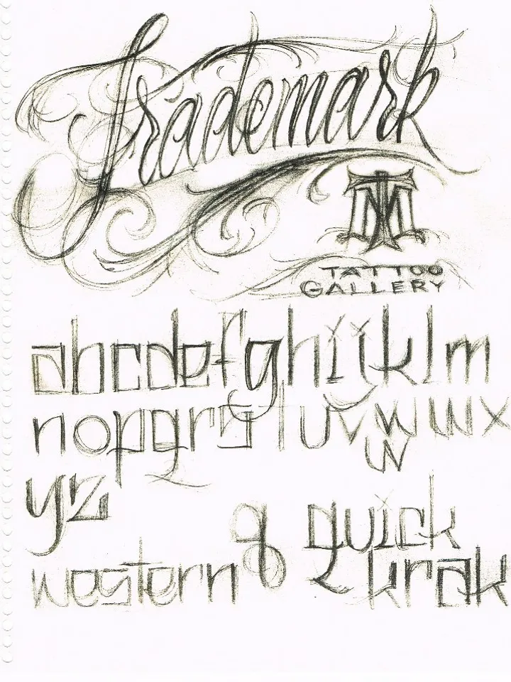 BJ Betts Lettering Guide 3