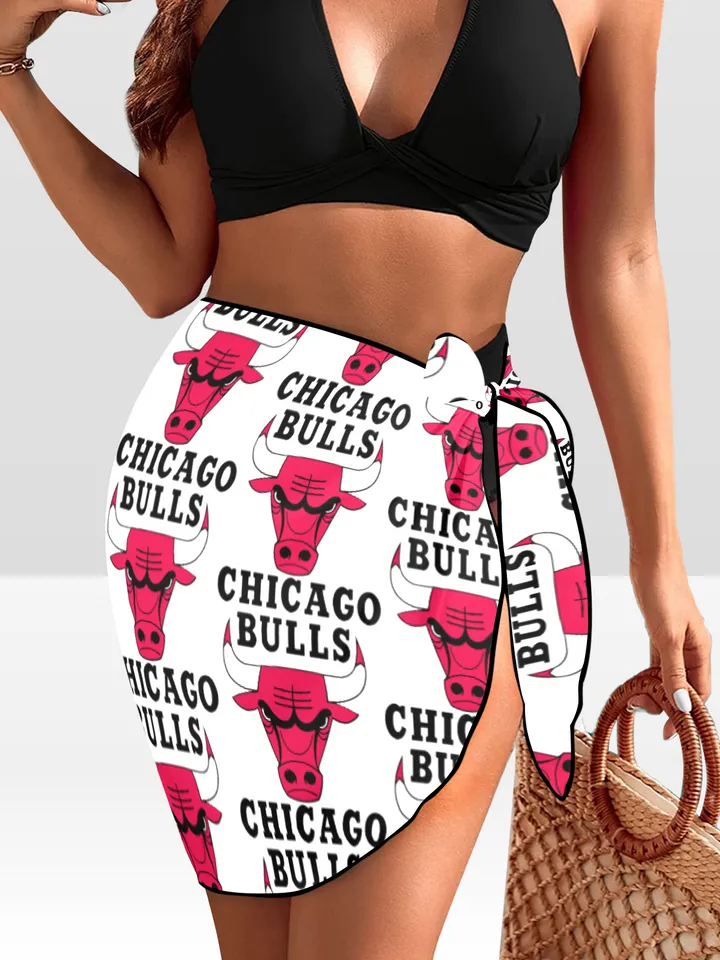 Chicago Bulls Beach Sarong Wrap