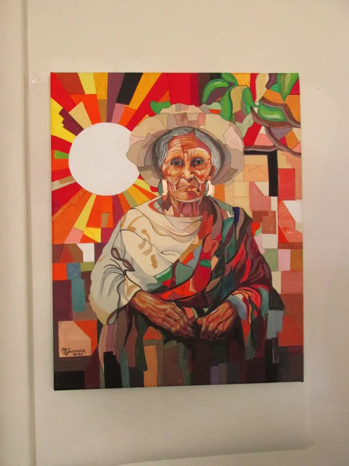 Mama Mexico LatinoCulture hand painted acrylic on a stratched canvas handmade