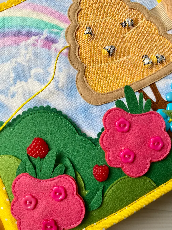 Quiet book forest animals