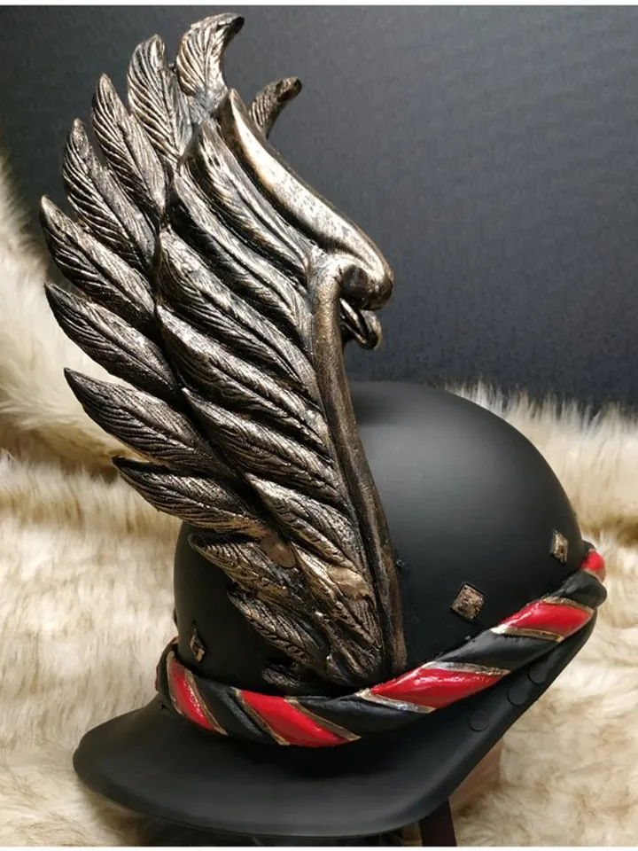 Witcher - inspired - larp armor - Nilfgaardian helmet - nilfgaard helmet - ciri