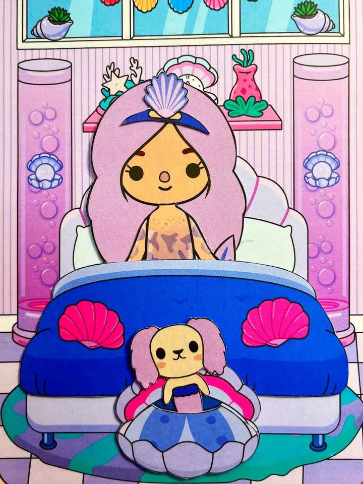 Toca Boca Mermaid's Paper House