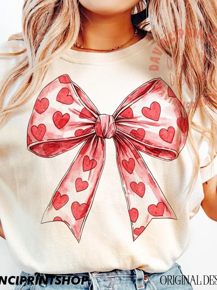 Valentines Day Heart Coquette bow Png, Coquette Valentines png bundle, Valentines png, Valentine Love Png, Valentines Heart png, Love png
