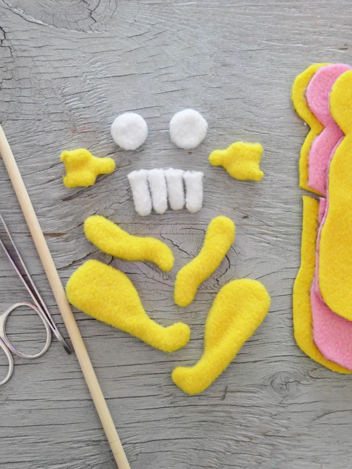 PDF Plush Toy Pattern – Snail-Eyed Monster with Pocket Mouth