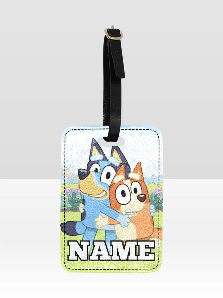 Bluey Luggage Tag Custom NAME
