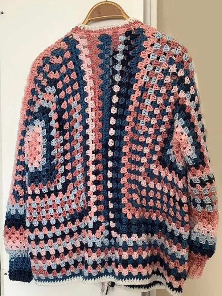 Cardigan crochet cardigan pattern , Cardigan Hexagon pattern , Granny square cardigan pattern PDF , big size