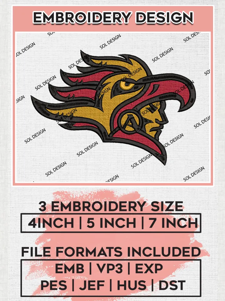 San Diego State Aztecs Football Team Head Mascot Logo embroidery designs, NCAA San Diego State Aztecs Logo Machine embroidery files, NCAA Team Logo embroidery designs, NCAA Game Day Machine embroidery designs, Digital Download