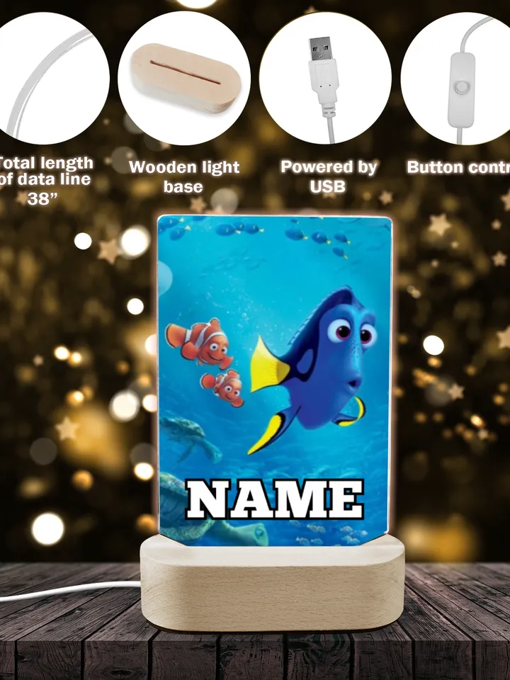 Finding Nemo Dory Light, Custom NAME