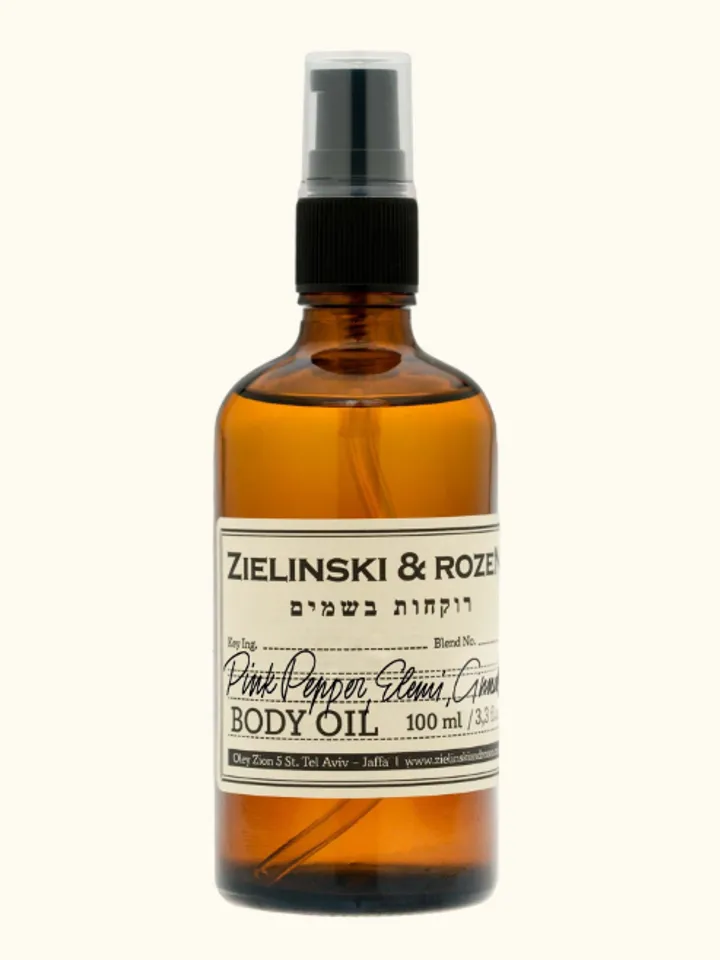 Body oil Pink Pepper, Elemi, Cinnamon, Skin (100ml/3.38oz) Original Israel