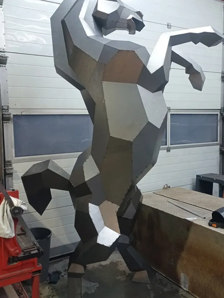 Welding Project Plans Drawings Horse (DXF, PDF)