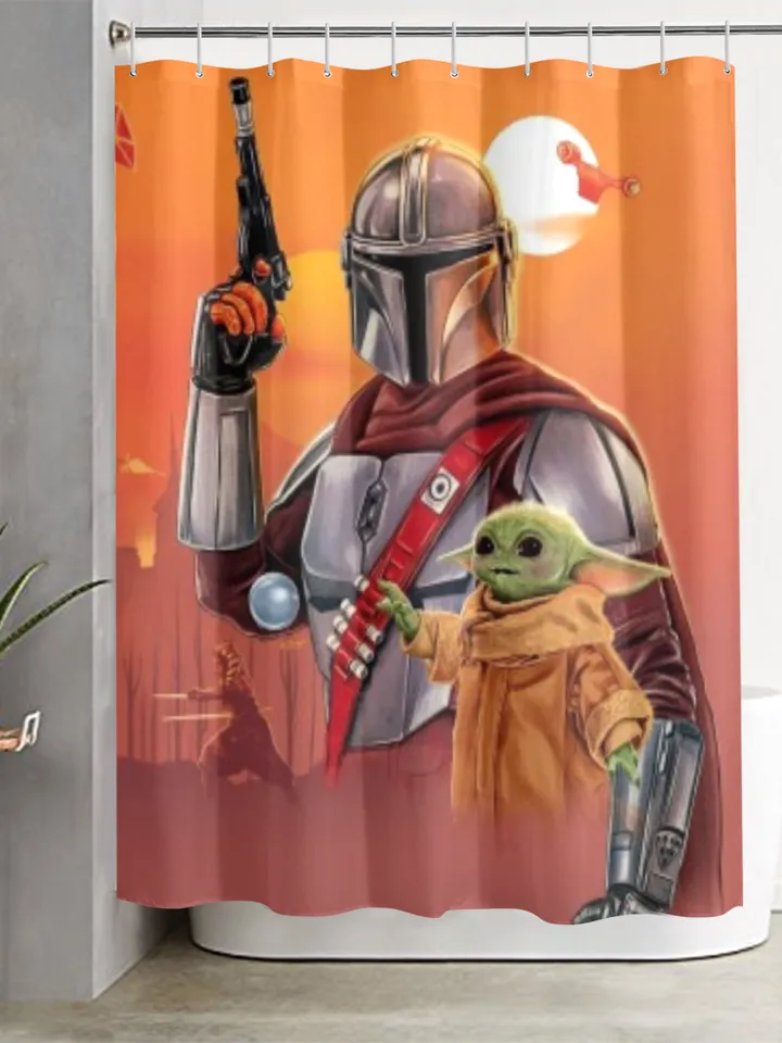 Mandalorian Shower Curtain