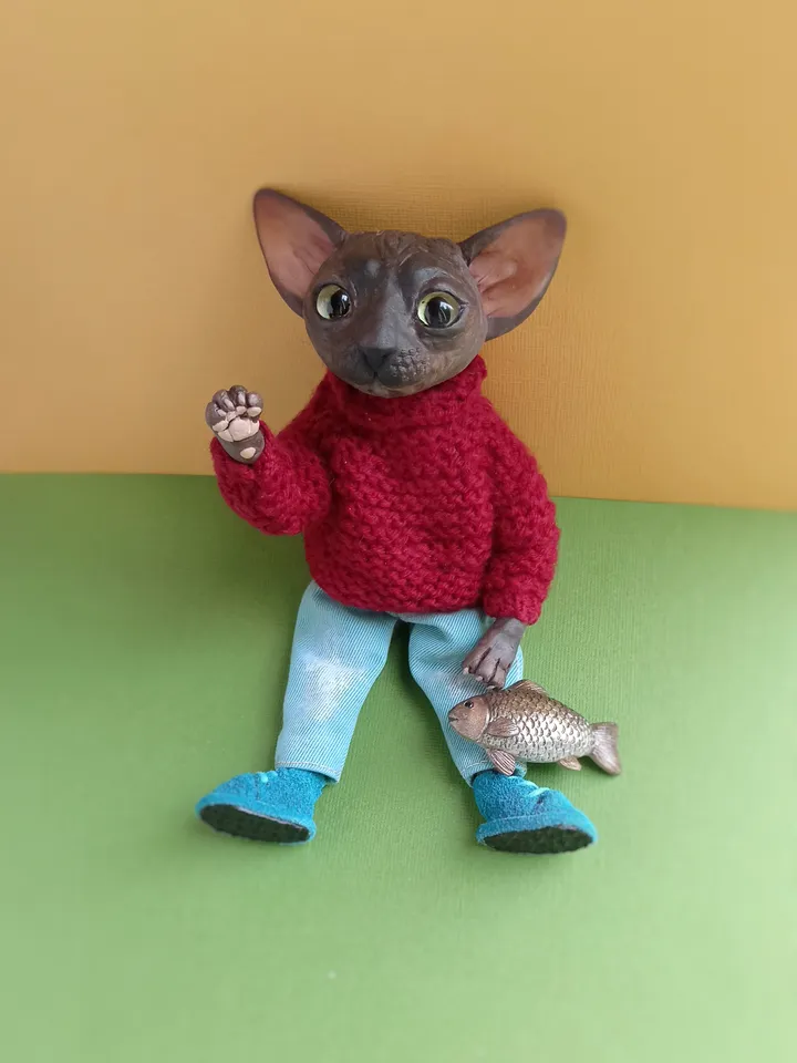 Cat sphinx Doll (pre-order)
