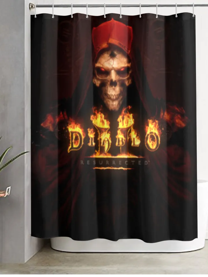 Diablo 2 Resurrected Shower Curtain