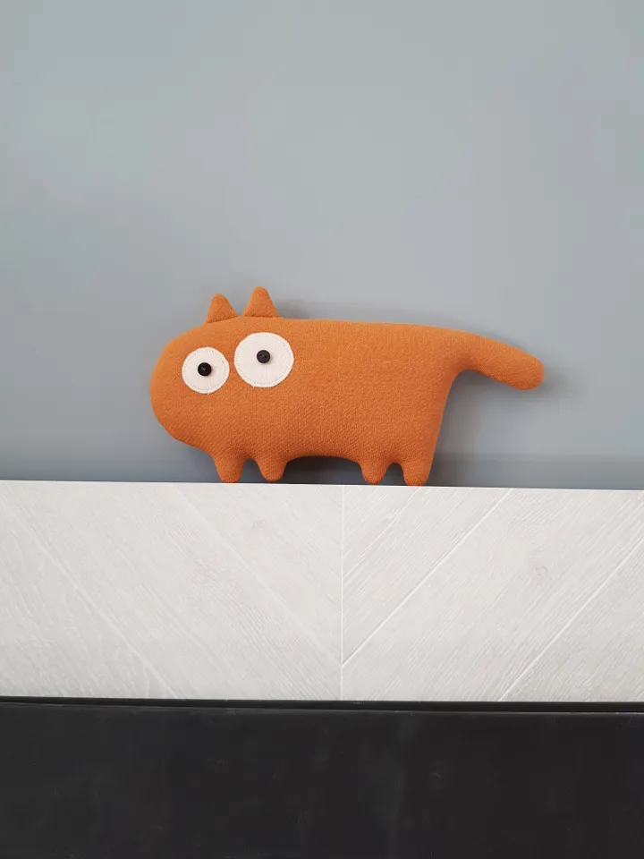 Cat sewing pattern PDF, stuffed animal diy