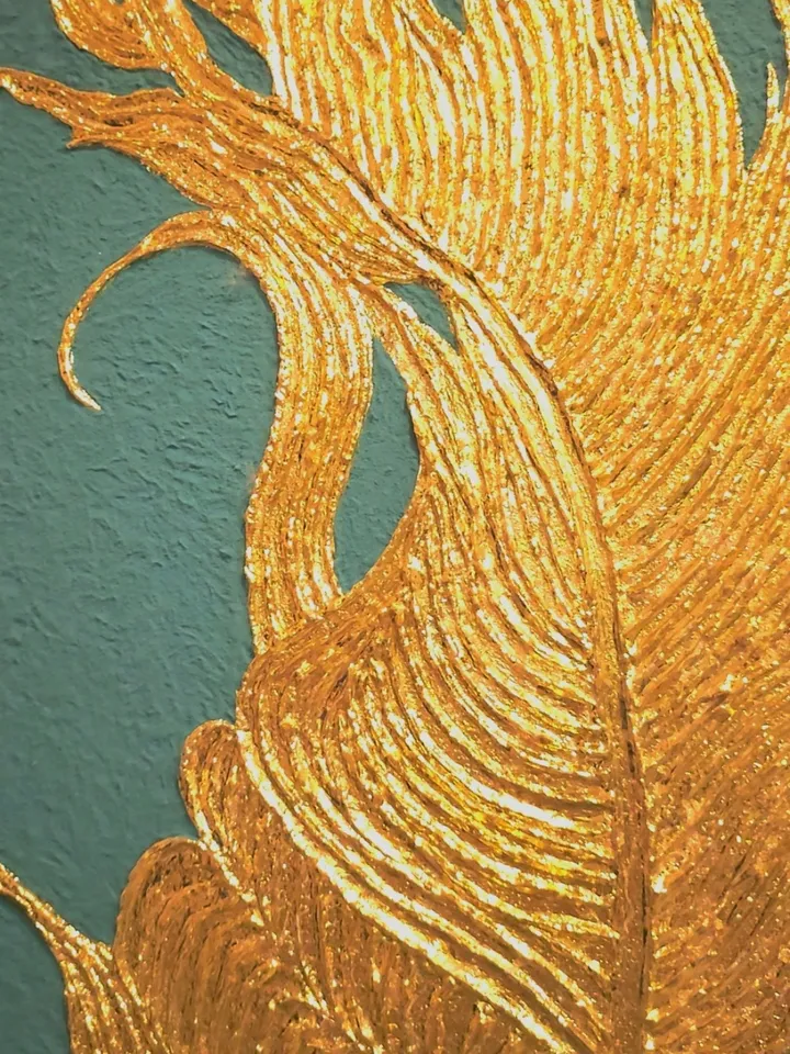 Painting Golden Feather